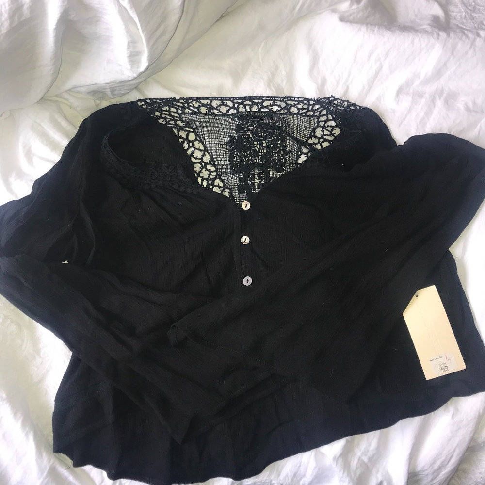 Black Lace Top